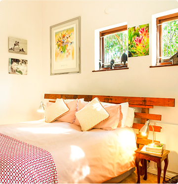 Suite de l’hôtel avec coin salon